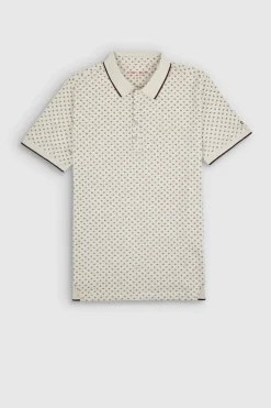 Teddy Smith Polo piqué imprimé manches courtes PASY 2 MC BLANC IVOIRE CHINE BLANCIVOIRECHINE Discount