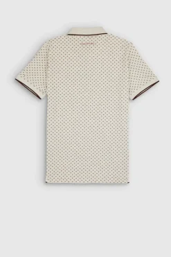 Teddy Smith Polo piqué imprimé manches courtes PASY 2 MC BLANC IVOIRE CHINE BLANCIVOIRECHINE Discount