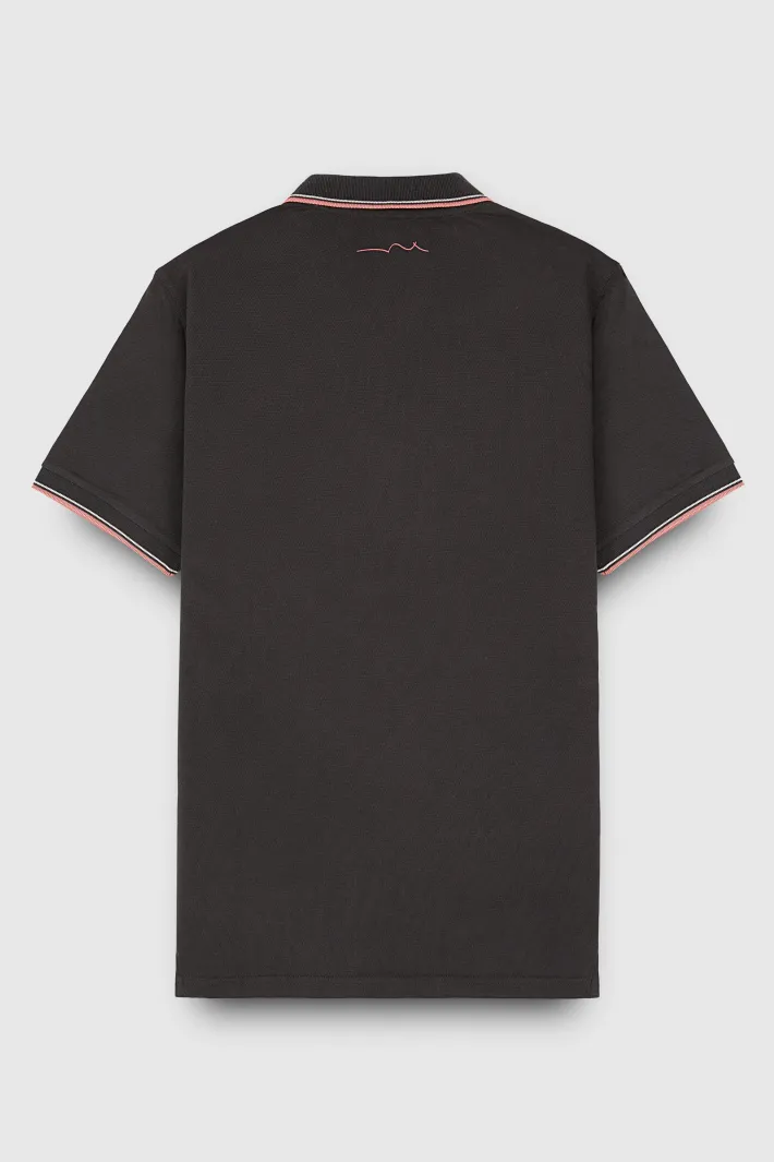 Teddy Smith Polo piqué manches courtes PASIAN 2 CHARBON Store