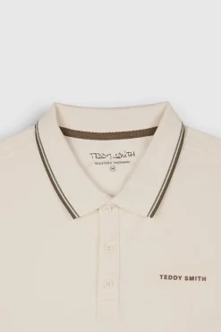 Teddy Smith Polo piqué manches courtes PASIAN 2 MIDDLE WHITE MIDDLEWHITE Shop