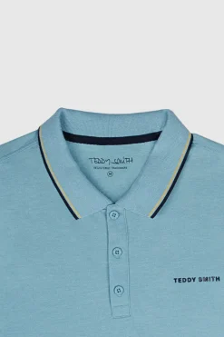 Teddy Smith Polo piqué manches courtes PASIAN 2 MC AIR BLUE CHINE AIRBLUECHINE Best