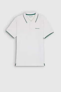 Teddy Smith Polo piqué manches courtes PASIAN 2 BLANC New