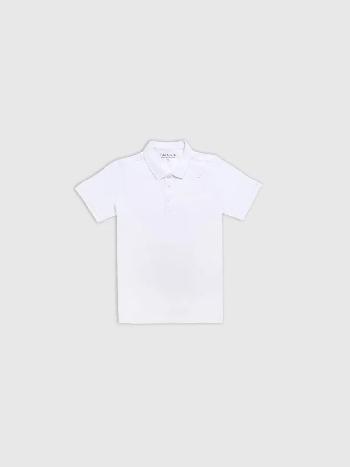 Teddy Smith Polo P-NARK MC JR BLANC Best