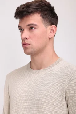 Teddy Smith Pull à col rond P-MILAN 2 BEIGE Shop