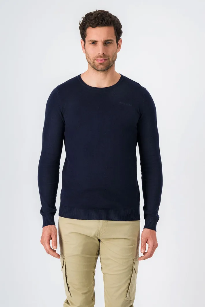 Teddy Smith Pull à col rond PULSER RC TOTAL NAVY CHINE TOTALNAVYCHINE Flash Sale