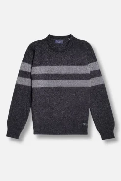 Teddy Smith Pull à col rond ROVER MELANGE BLACK Best