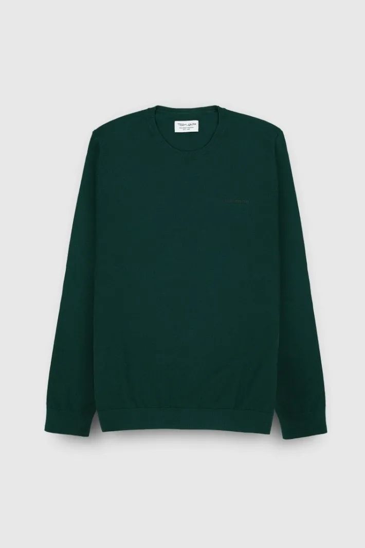 Teddy Smith Pull col rond P-MARC VERT SCARABE VERTSCARABE Discount