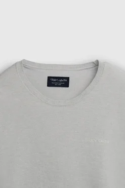 Teddy Smith Pull col rond P-MARC WHITE MELANGE WHITEMELANGE Outlet