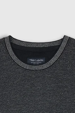 Teddy Smith Pull col rond P-MILAN 2 DARK NAVY DARKNAVY Store