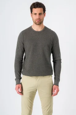 Teddy Smith Pull col rond P-MILAN 2 RAVEN KAKI RAVENKAKI Hot