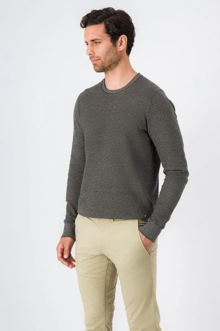 Teddy Smith Pull col rond P-MILAN 2 RAVEN KAKI RAVENKAKI Hot