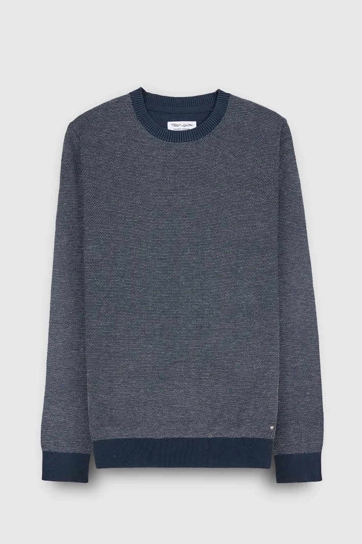Teddy Smith Pull col rond P-MILAN 2 TOTAL NAVY TOTALNAVY Cheap