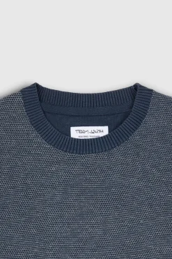 Teddy Smith Pull col rond P-MILAN 2 TOTAL NAVY TOTALNAVY Cheap