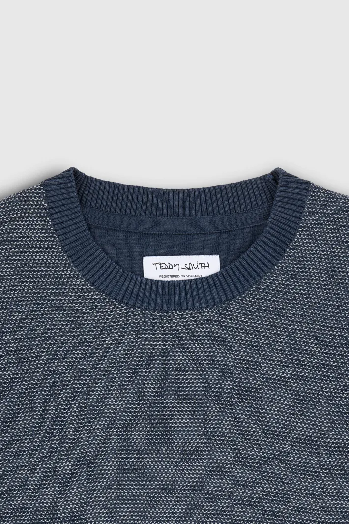 Teddy Smith Pull col rond P-MILAN 2 TOTAL NAVY TOTALNAVY Cheap