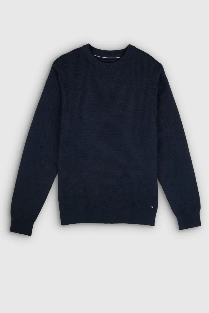Teddy Smith Pull col rond P-RALSTON TOTAL NAVY TOTALNAVY Store