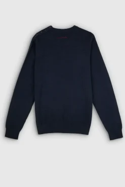 Teddy Smith Pull col rond P-RALSTON TOTAL NAVY TOTALNAVY Store