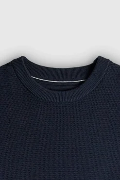 Teddy Smith Pull col rond P-RALSTON TOTAL NAVY TOTALNAVY Store