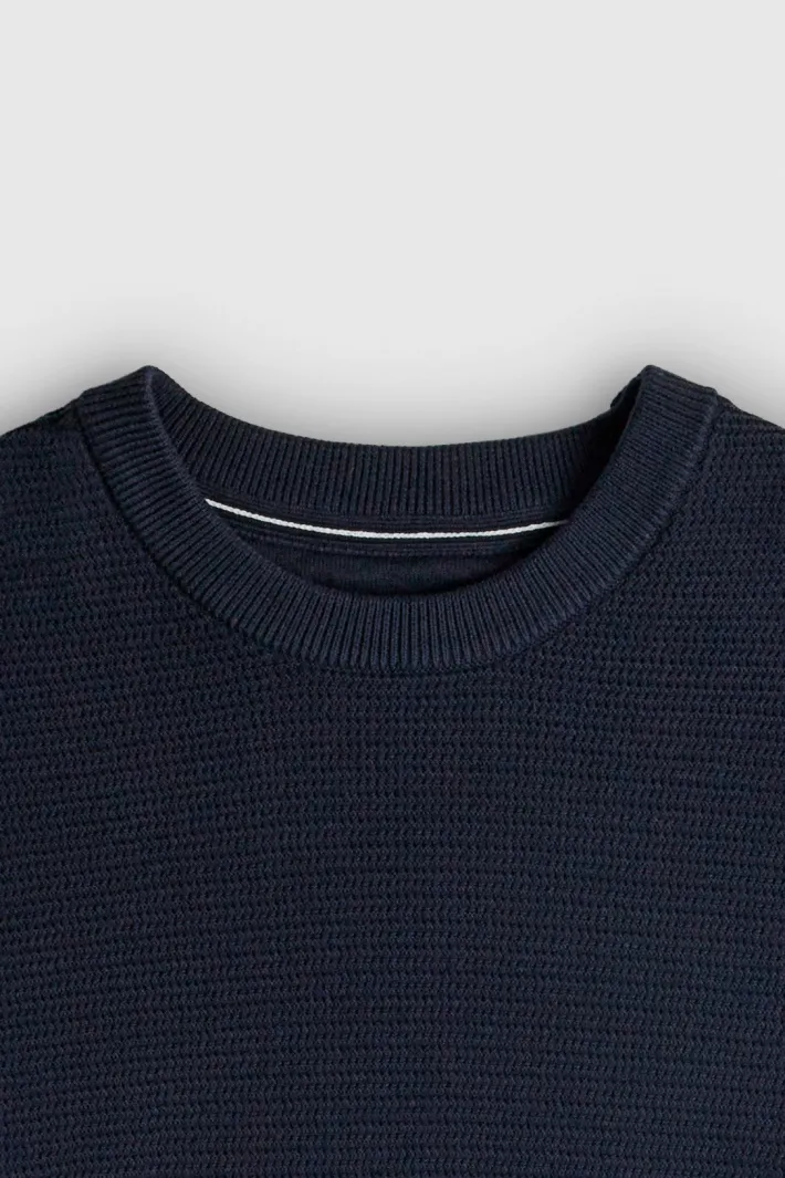 Teddy Smith Pull col rond P-RALSTON TOTAL NAVY TOTALNAVY Store