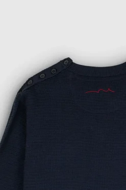 Teddy Smith Pull col rond P-RALSTON TOTAL NAVY TOTALNAVY Store