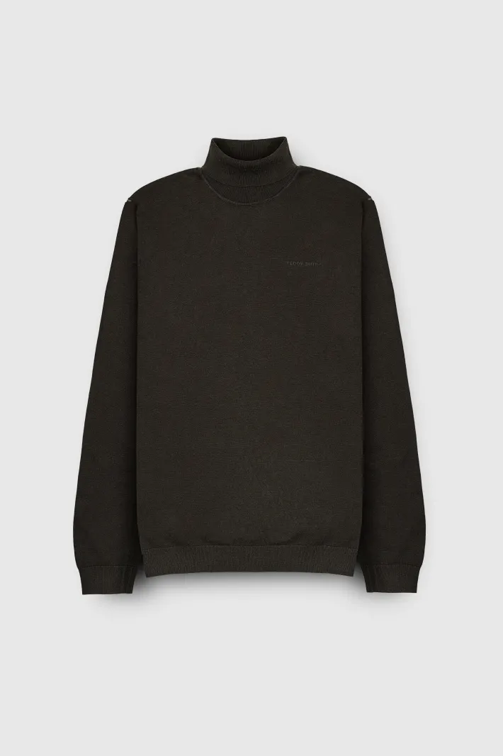 Teddy Smith Pull col roulé MARICK RAVEN KAKI RAVENKAKI Store