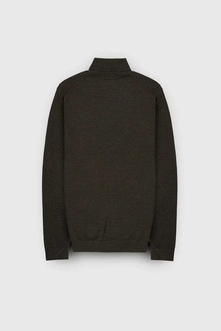Teddy Smith Pull col roulé MARICK RAVEN KAKI RAVENKAKI Store