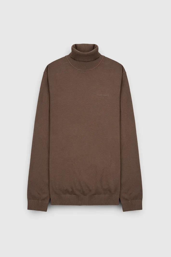 Teddy Smith Pull col roulé P-MARICK CHATAIN Sale