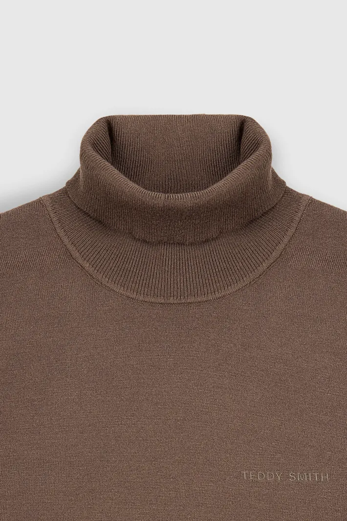 Teddy Smith Pull col roulé P-MARICK CHATAIN Sale