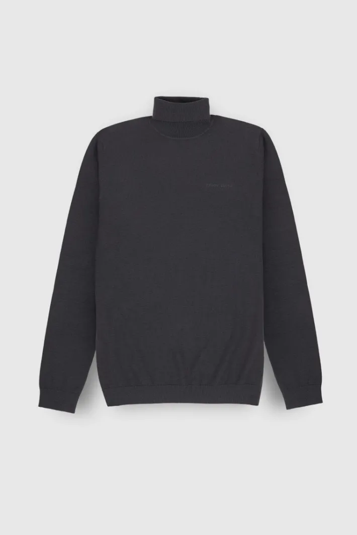 Teddy Smith Pull col roulé P-MARICK DARK NAVY CHINE DARKNAVYCHINE Hot