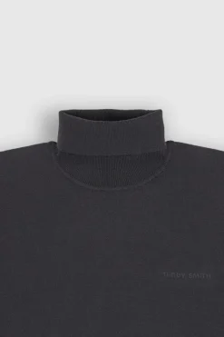 Teddy Smith Pull col roulé P-MARICK DARK NAVY CHINE DARKNAVYCHINE Hot