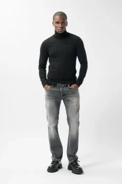 Teddy Smith Pull col roulé P-MARICK NOIR Fashion