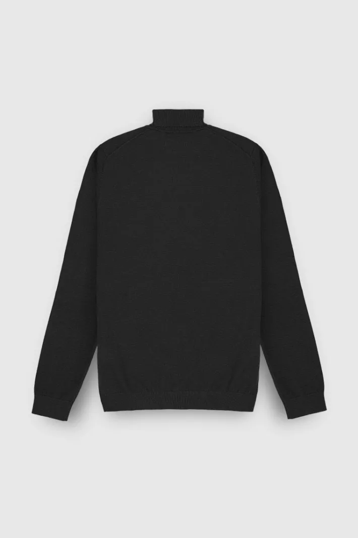 Teddy Smith Pull col roulé P-MARICK NOIR Fashion