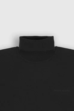 Teddy Smith Pull col roulé P-MARICK NOIR Fashion