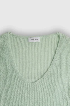 Teddy Smith Pull col V P-MAG STONE MINT STONEMINT Online