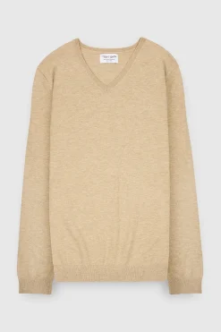 Teddy Smith Pull col V P-MARCO BEIGE DUNE CHINE BEIGEDUNECHINE Online