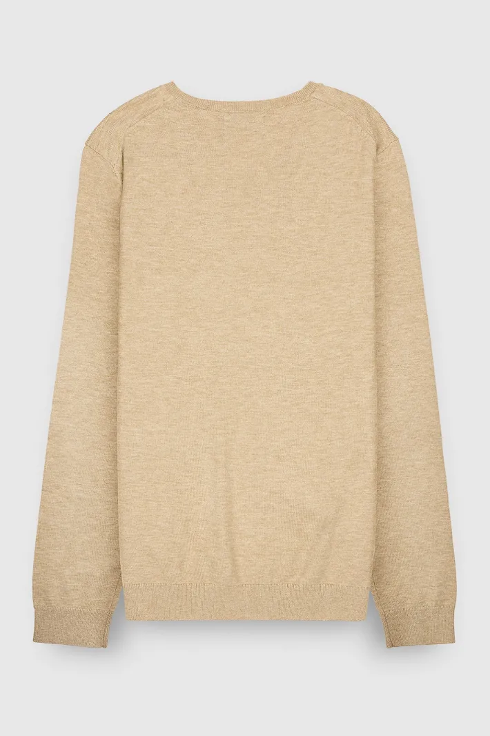 Teddy Smith Pull col V P-MARCO BEIGE DUNE CHINE BEIGEDUNECHINE Online