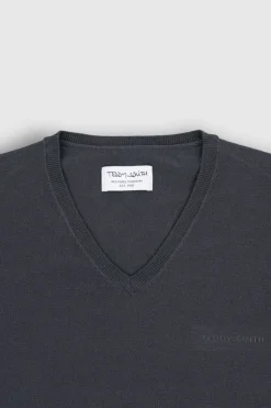 Teddy Smith Pull col V P-MARCO DARK NAVY CHINE DARKNAVYCHINE Cheap