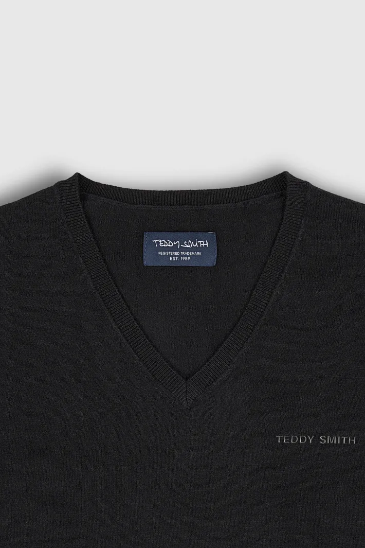 Teddy Smith Pull col V P-MARCO NOIR Online