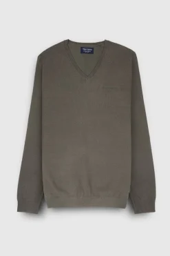 Teddy Smith Pull col V P-MARCO RAVEN KAKI RAVENKAKI Online