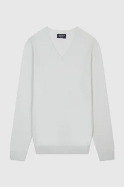 Teddy Smith Pull col V P-MARCO WHITE MELANGE WHITEMELANGE Clearance