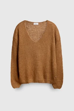 Teddy Smith Pull col V P-MOLLY CARAMEL Outlet
