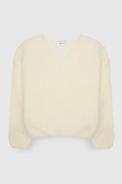Teddy Smith Pull col V P-MOLLY JR MIDDLE WHITE MIDDLEWHITE Shop