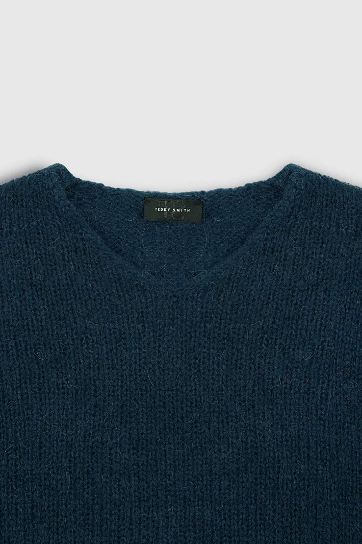 Teddy Smith Pull col V P-MOLLY JR TOTAL NAVY TOTALNAVY Outlet