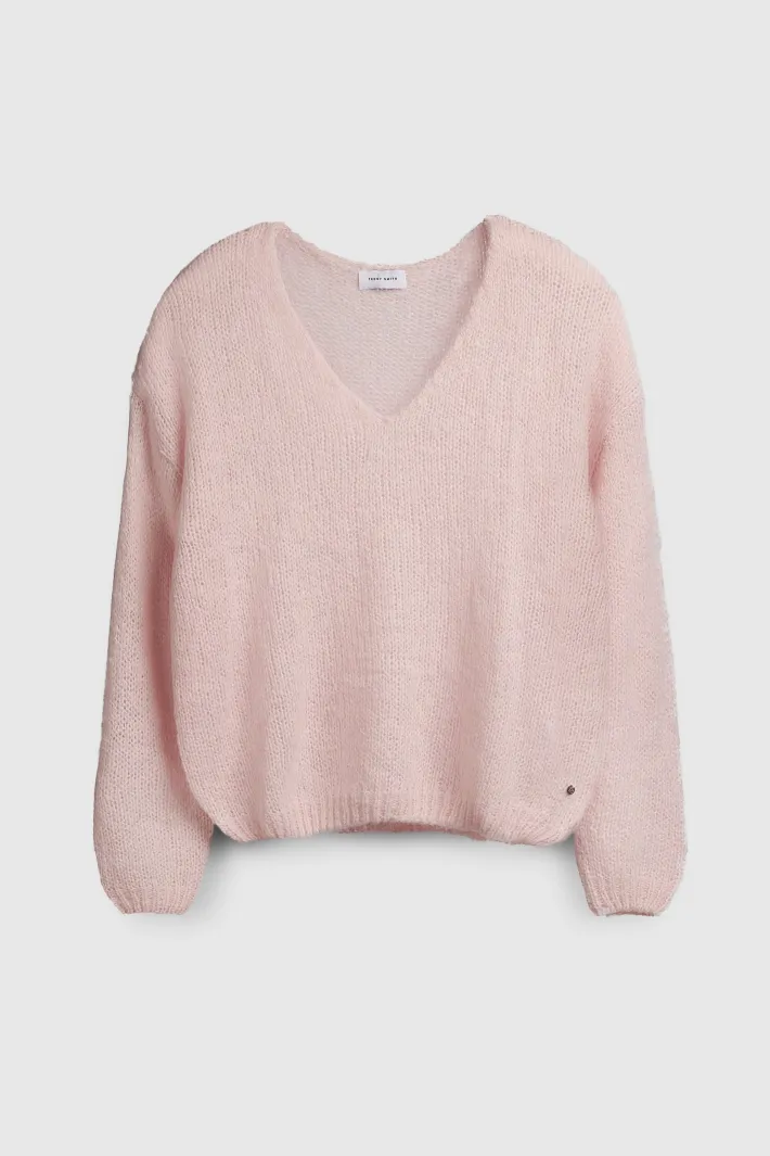 Teddy Smith Pull col V P-MOLLY PINK BLOOM PINKBLOOM Discount