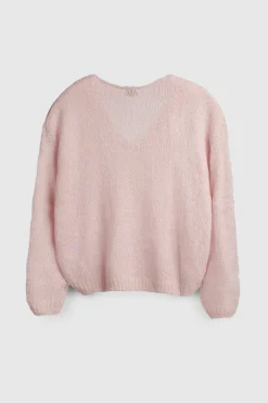 Teddy Smith Pull col V P-MOLLY PINK BLOOM PINKBLOOM Discount