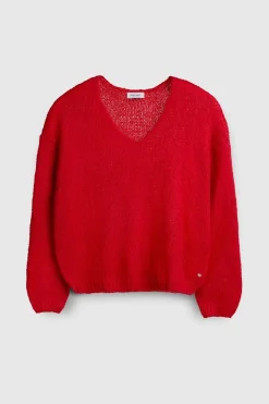 Teddy Smith Pull col V P-MOLLY PUR RED PURRED Online