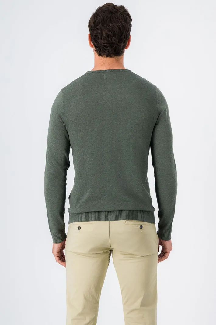 Teddy Smith Pull col V PULSER 2 MILITARY KAKI CHINE MILITARYKAKICHINE Cheap