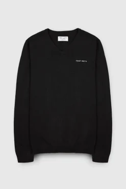 Teddy Smith Pull col V PULSER 3 NOIR Clearance