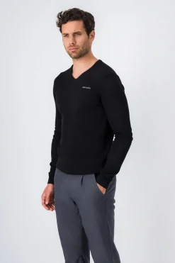 Teddy Smith Pull col V PULSER 2 NOIR Best Sale
