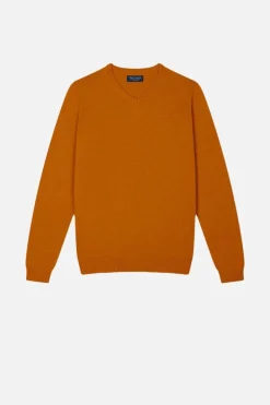 Teddy Smith Pull col V PULSER 2 ORANGE TOPAZE CHINE ORANGETOPAZECHINE Hot