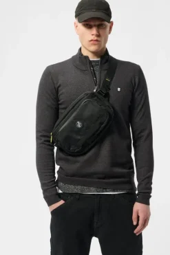 Teddy Smith Pull col zippé P-MARTY 2 MELANGE BLACK MELANGEBLACK Shop